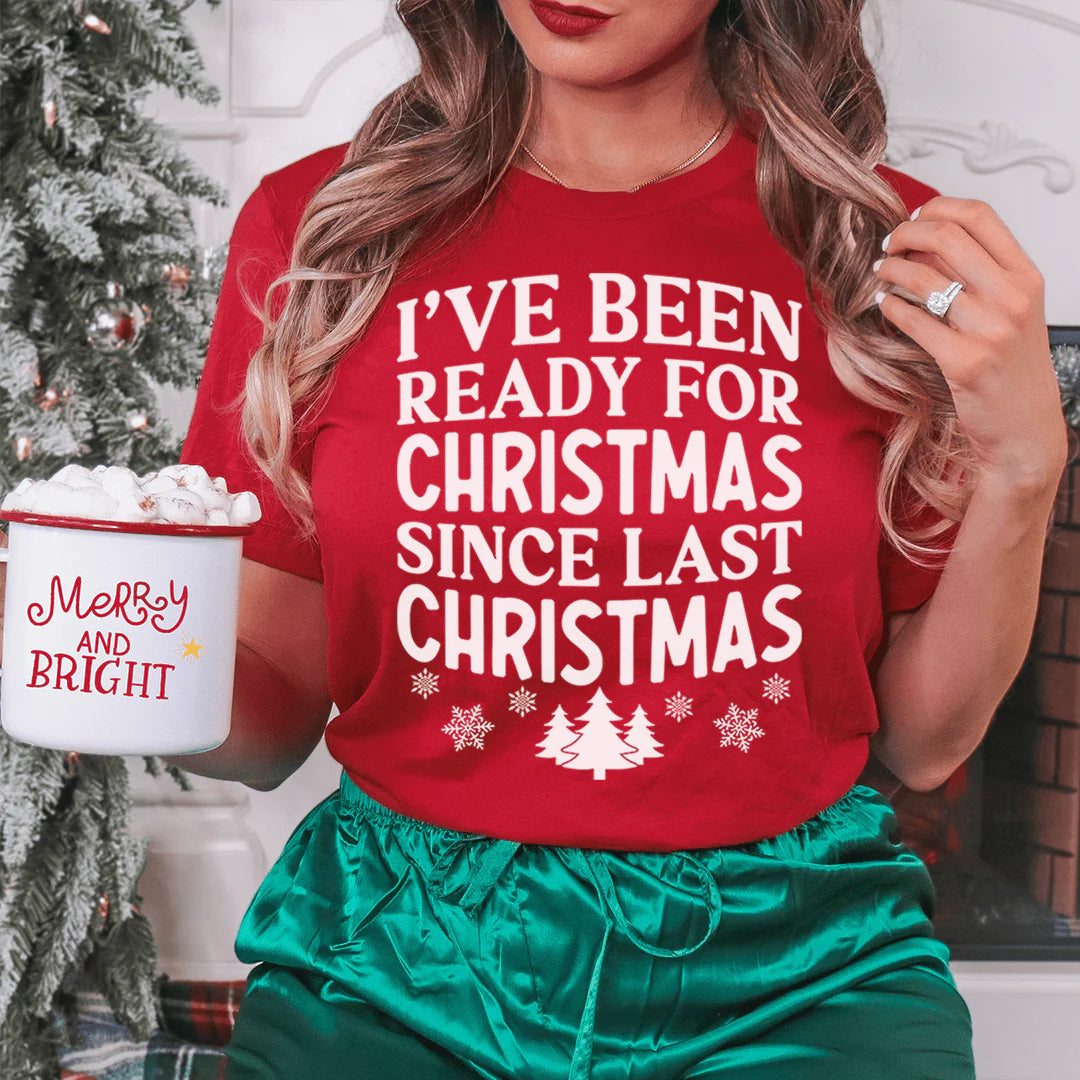 "Get in the Festive Spirit with Our 'Christmas Enthusiast' T-Shirt!"