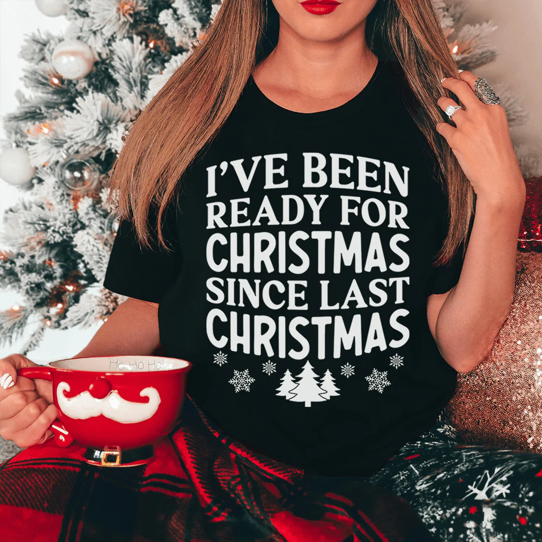 "Get in the Festive Spirit with Our 'Christmas Enthusiast' T-Shirt!"