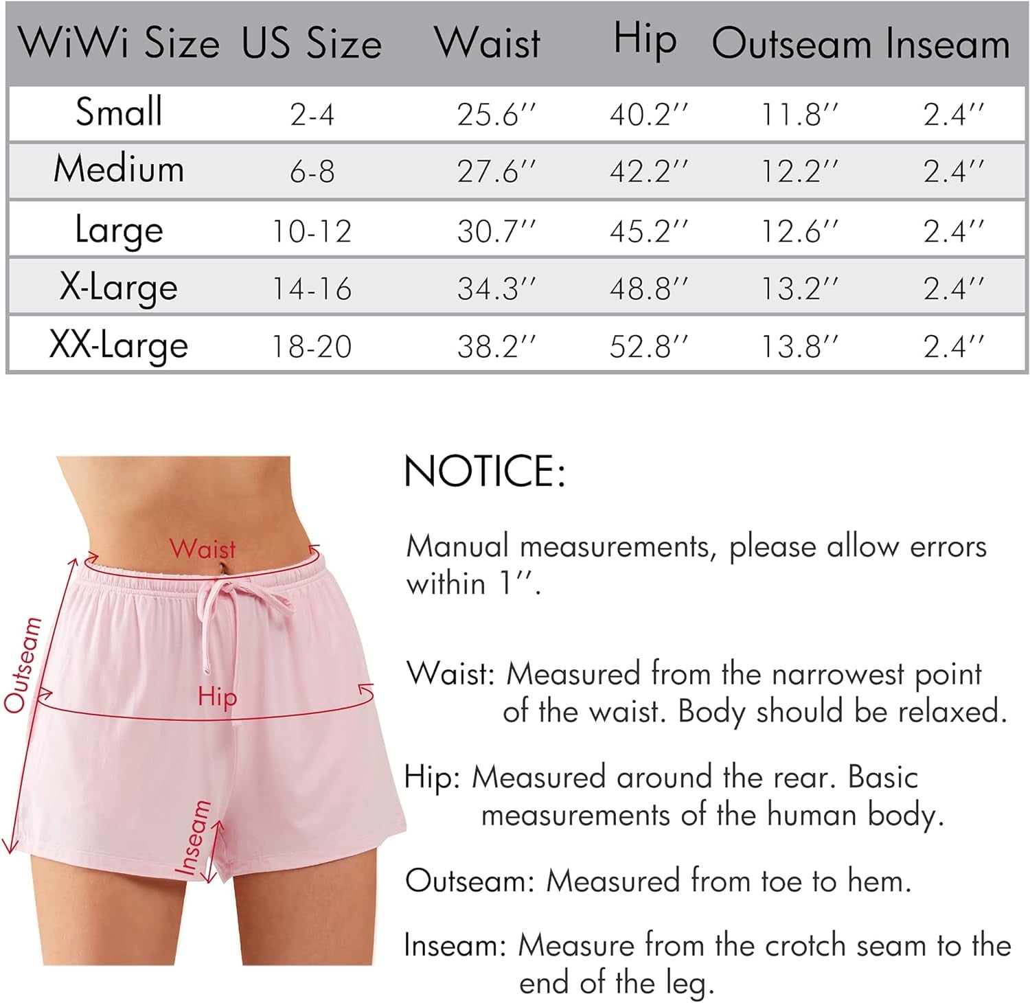 "Luxurious Bamboo Viscose Sleep Shorts: Ultra-Soft Pajama Bottoms for Women, Perfect for Casual Lounging and Sleepwear, Available in plus Sizes S-4X"